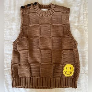 GANNI Smiley sweater vest